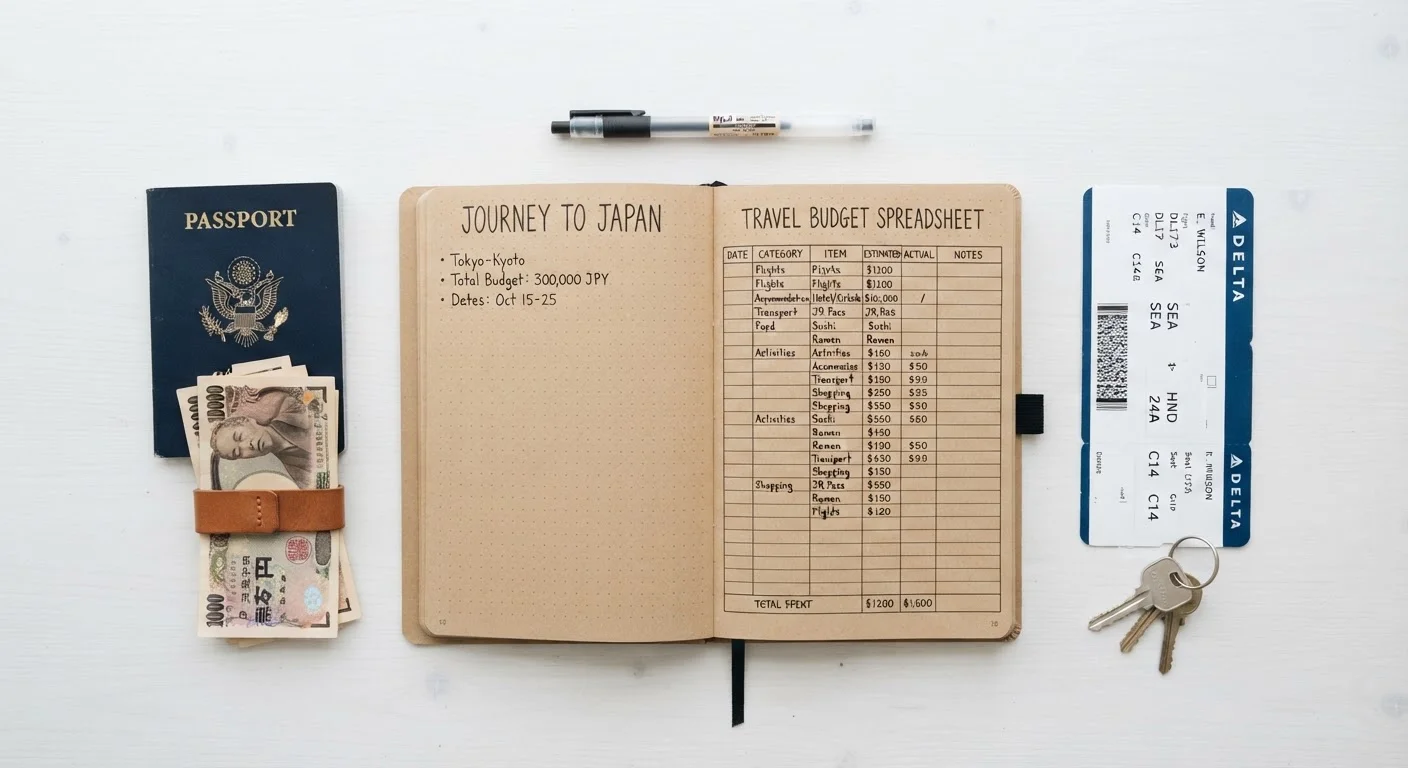 A Pre-Departure Budget Checklist for Every Type of Trip