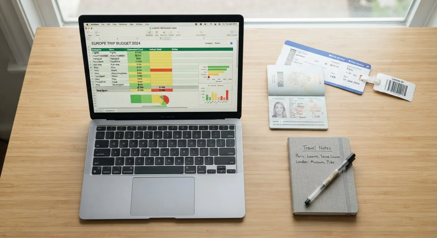 Building a Travel Budget Spreadsheet That Actually Works