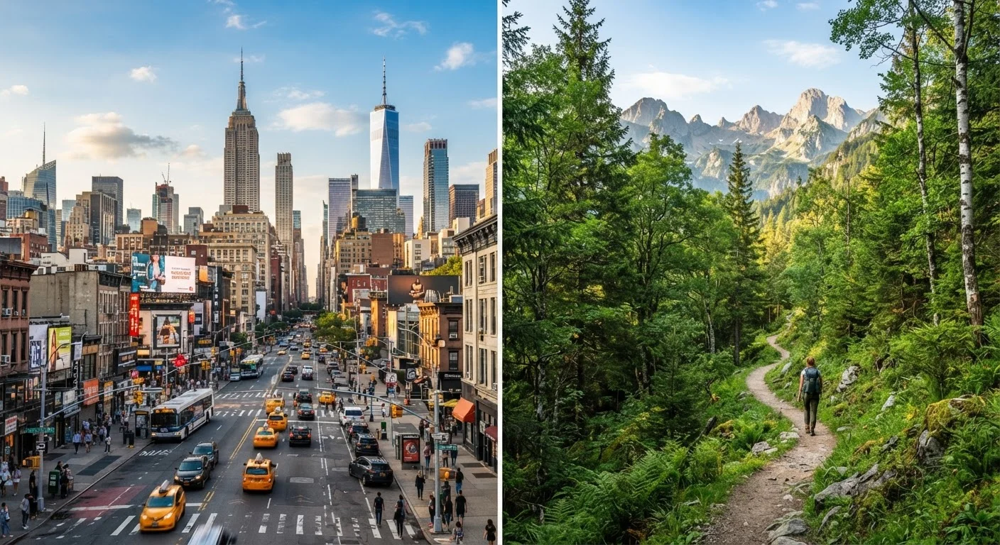 City Trips vs. Nature Trips: How Destination Type Reshapes Your Budget
