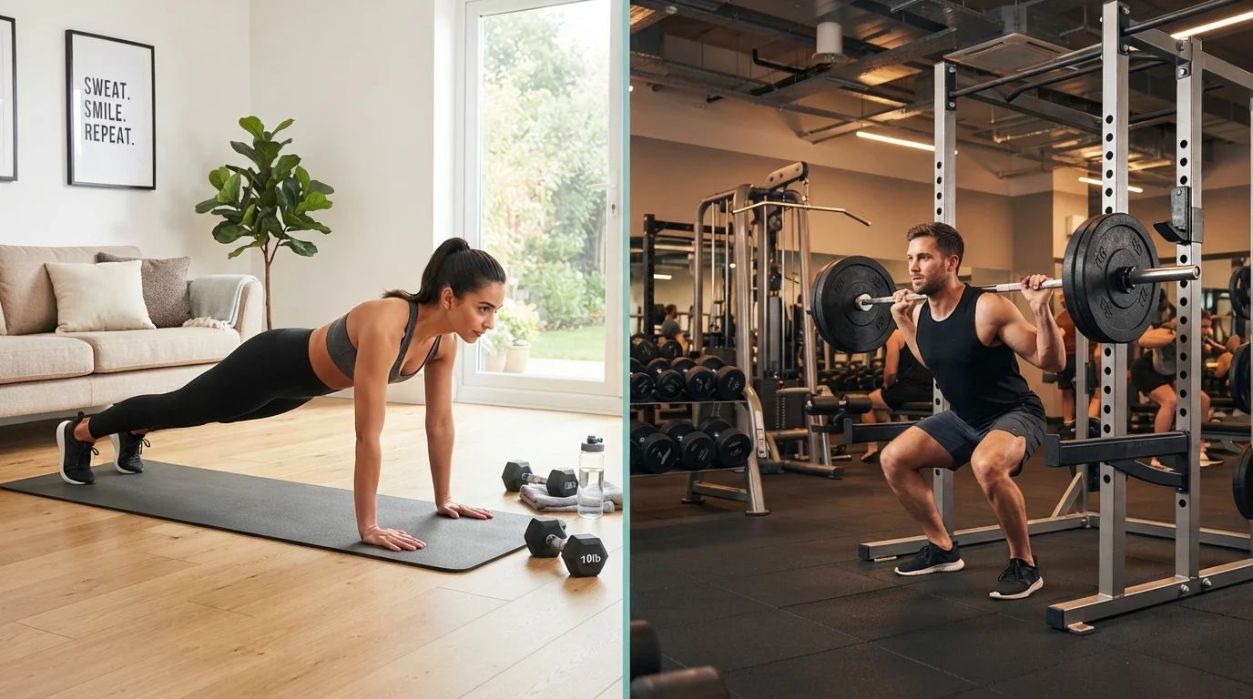 Home Workouts vs. Gym Training: Weighing the Practical Trade-offs