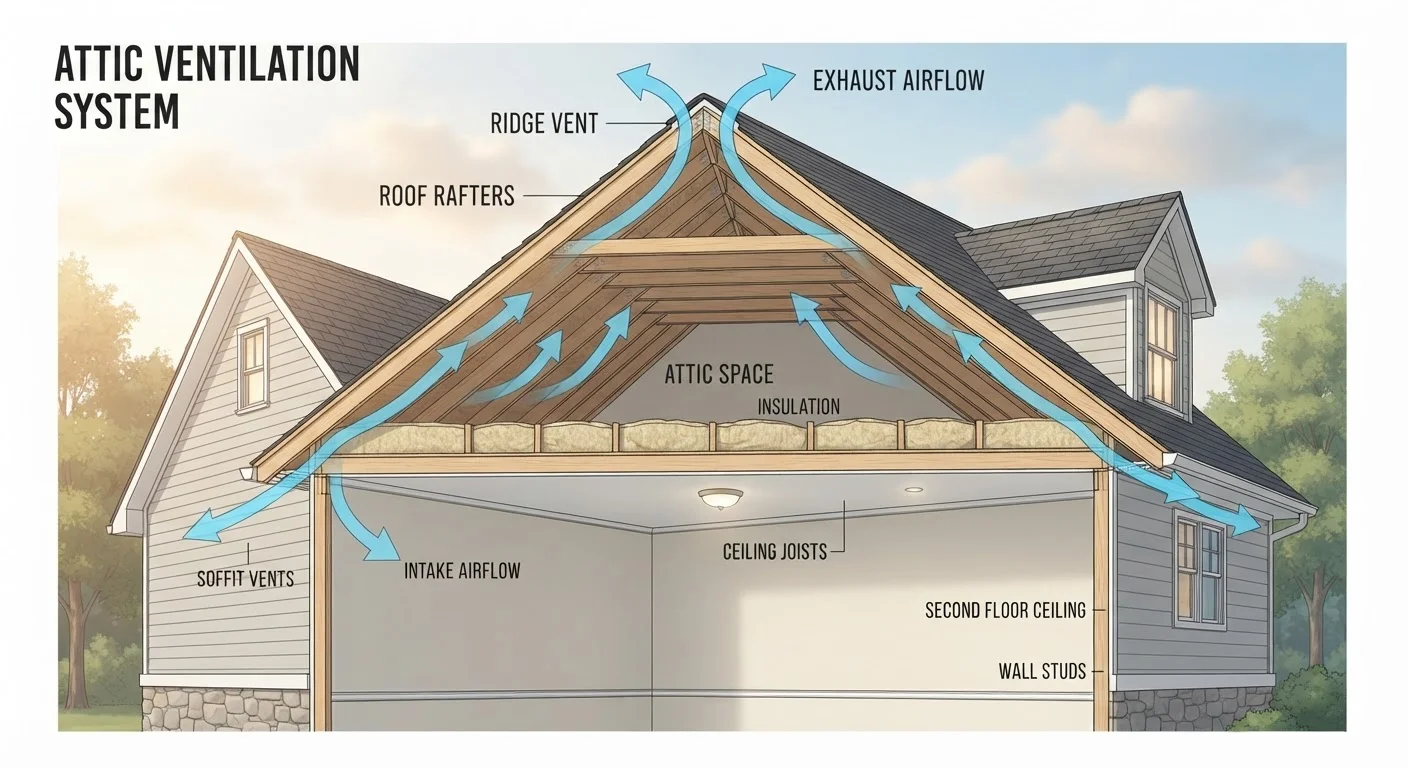 How Attic Ventilation Affects the Rest of Your Home