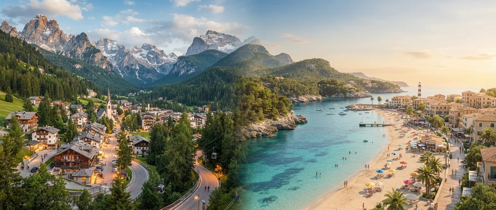 Mountain Towns vs. Beach Towns: Matching Your Travel Style to the Right Setting