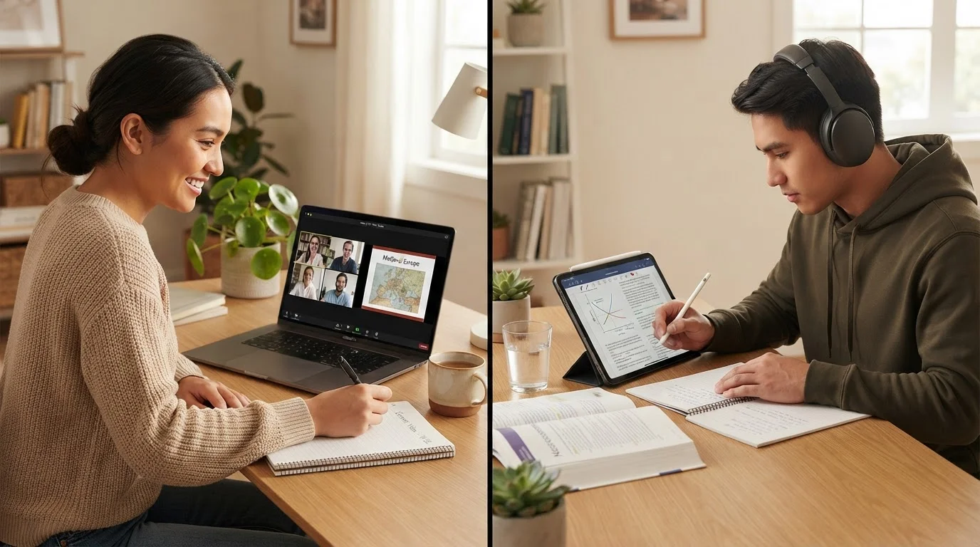 Synchronous vs. Asynchronous Online Learning: Choosing the Right Rhythm for Your Schedule
