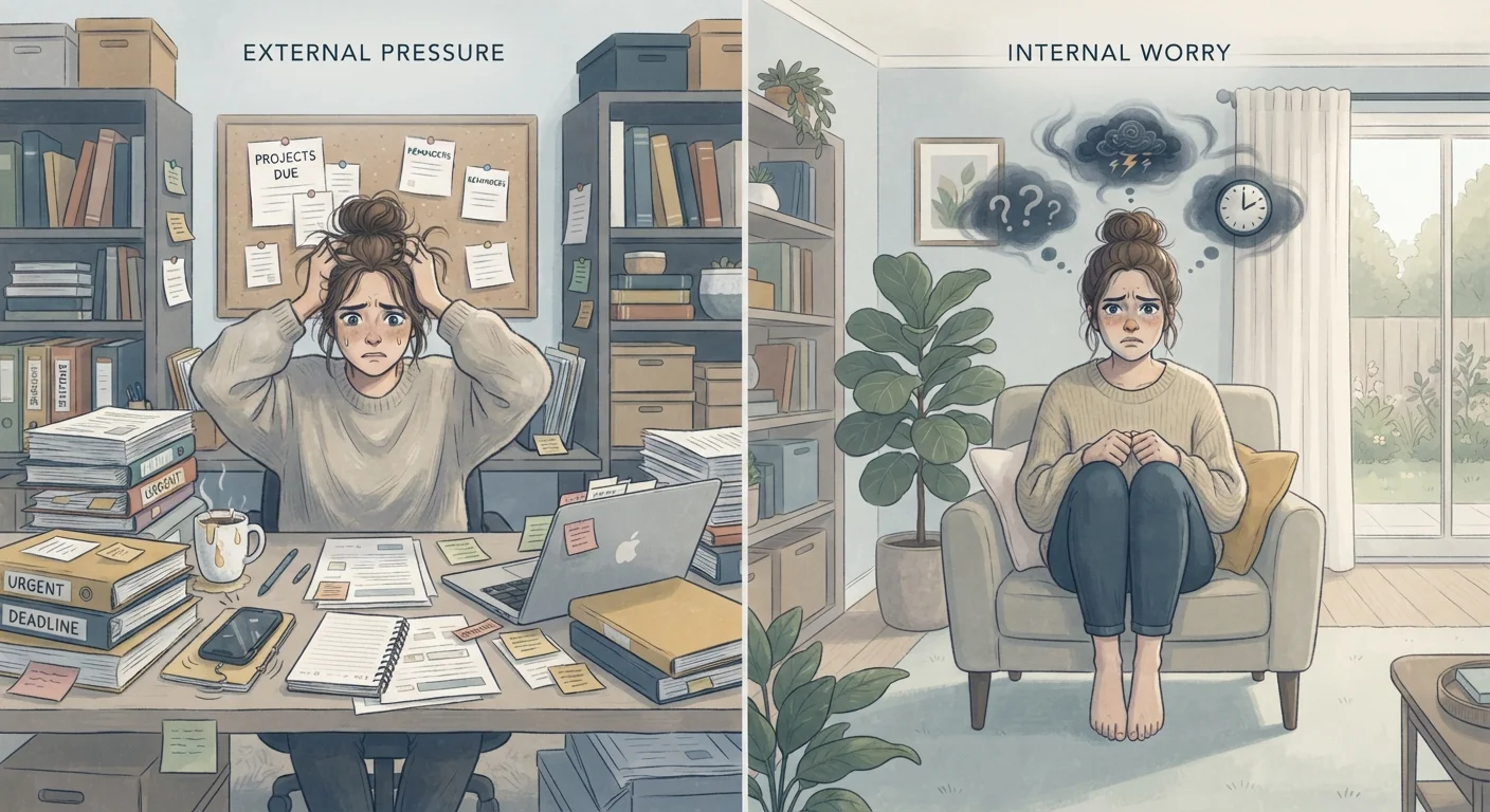 The Difference Between Stress and Anxiety — And Why It Changes How You Cope
