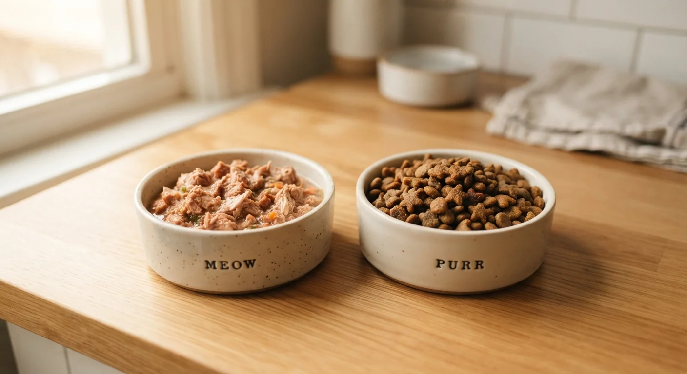 Wet Food vs. Dry Food for Cats