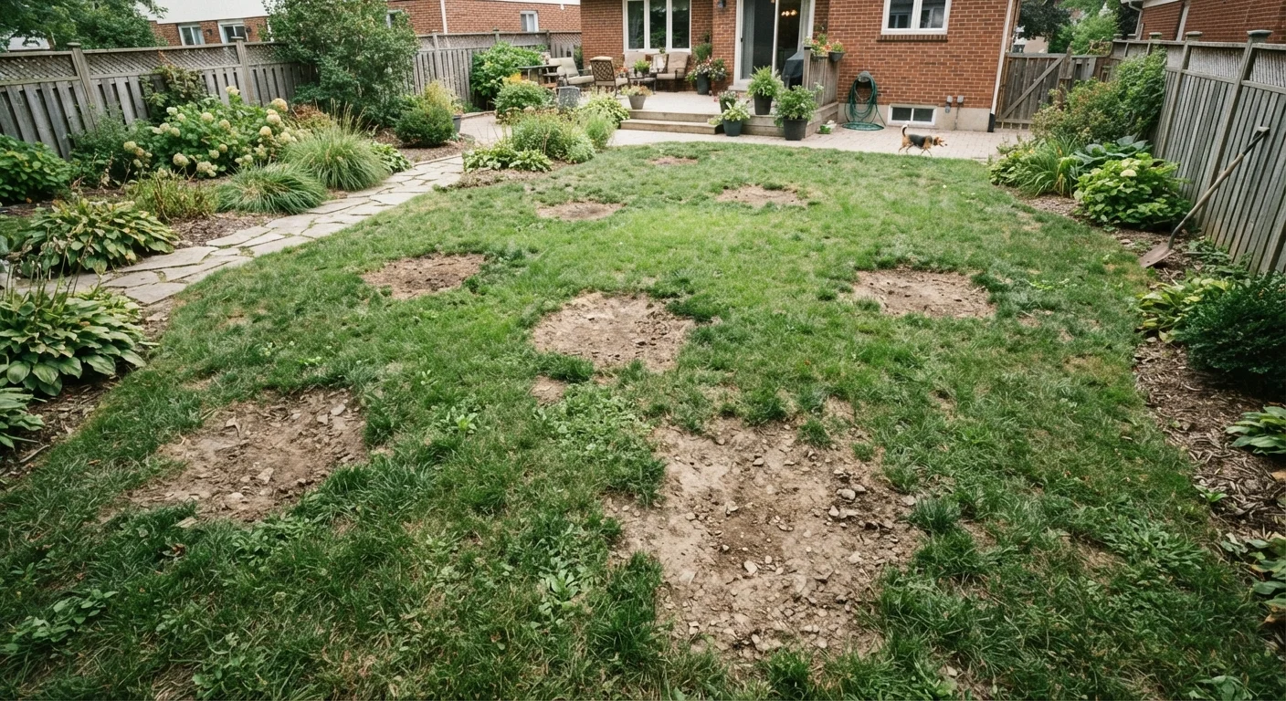Why Your Lawn Has Bare Patches — and What's Actually Causing Them
